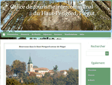 Tablet Screenshot of perigordverttourisme.com